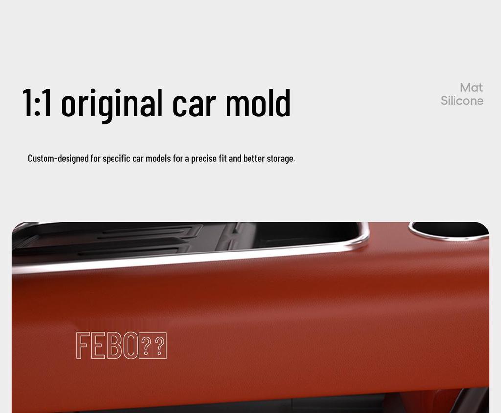 Essential Silicone Pad for Ideal L9 Center Console Lower Storage Box Modification