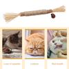 2PCS Cat Toys Kitten Teething Chew Toys Natural Chew Sticks for Pet Teeth Cleaning