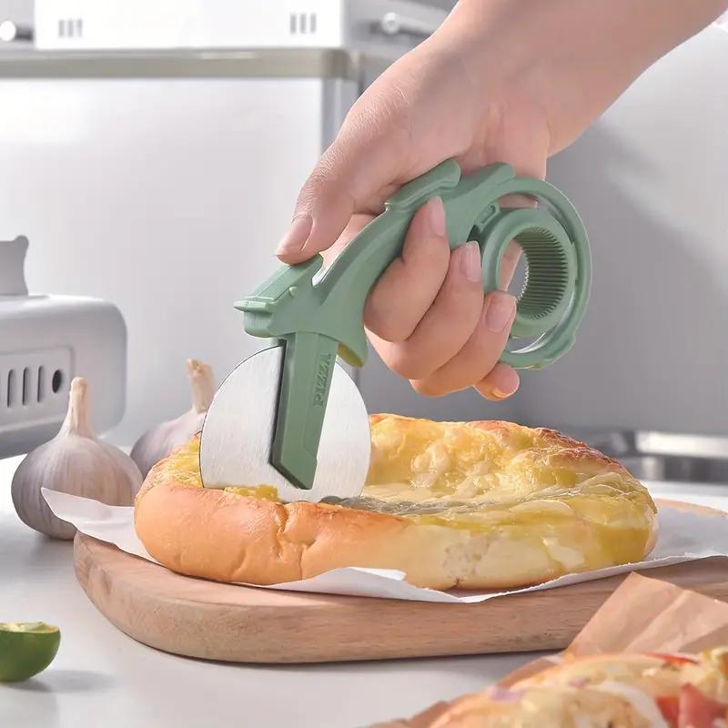 Motorcycle Pizza Wheel Cutter, Creative Bicycle Plastic Pizza Knife,Kitchen Gadgets Perfect For Slicing And Serving Pizza