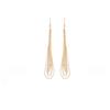 Minimalist Hollow Drop Earrings Vintage Geometric Dangle Earrings Fashionable Statement Jewelry