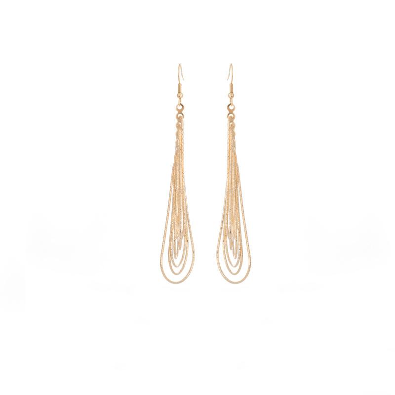 Minimalist Hollow Drop Earrings Vintage Geometric Dangle Earrings Fashionable Statement Jewelry
