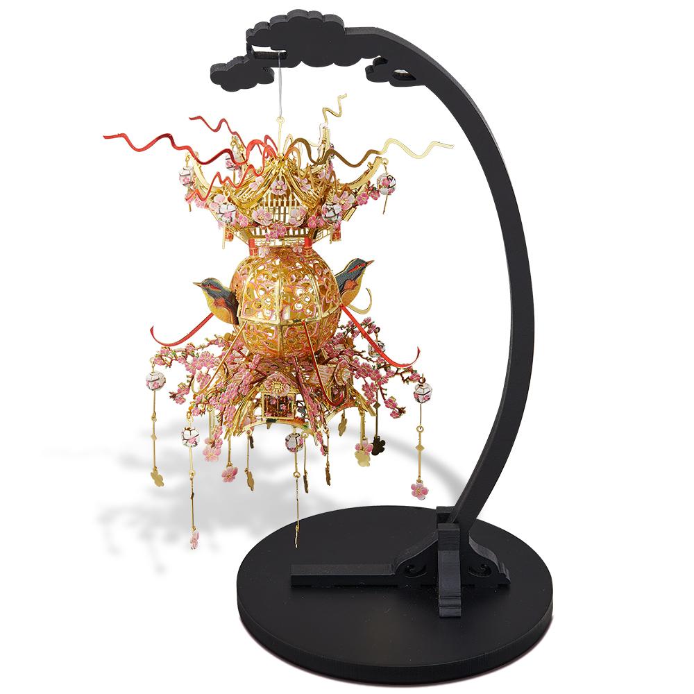 Piececool 3D Puzzle Metallmodell Vier Jahreszeiten Laterne Modellbausätze DIY-Bausatz Puzzlespiel für Erwachsene Teenager Geschenke