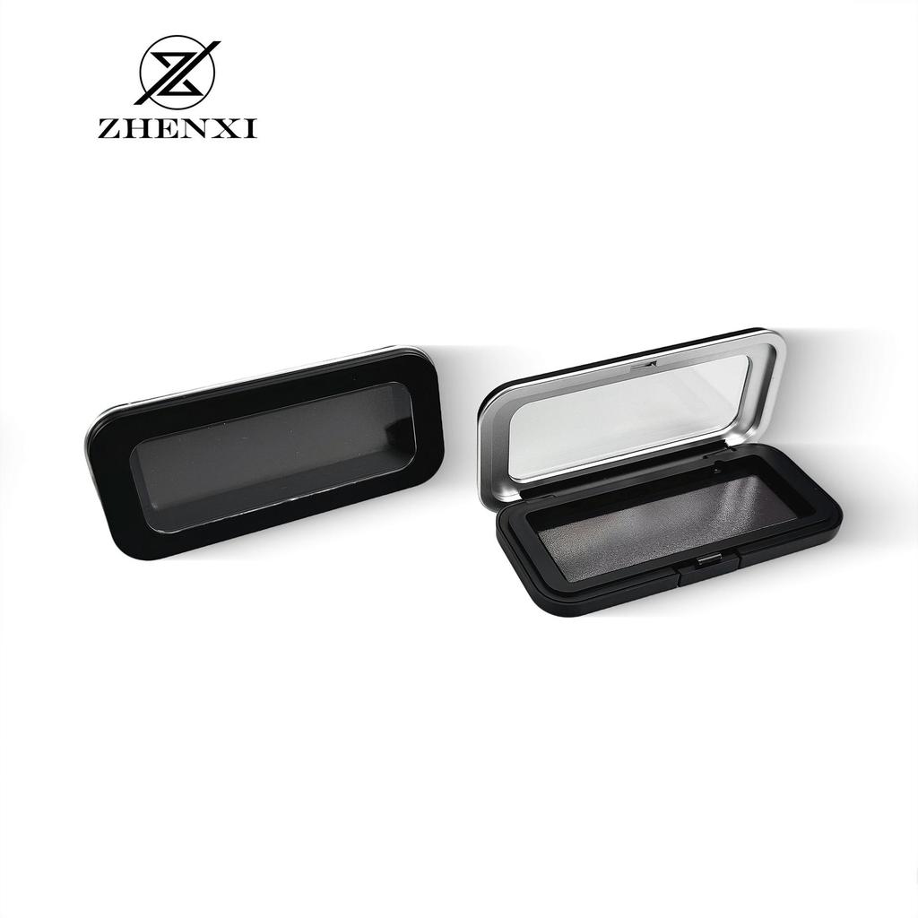 Sofort verfügbar MUF Magnetische Make-up Aufbewahrungsbox: Größe M, Austauschbarer Lidschatten-Highlighter, Tragbar & Leer mit Saugernadel-Box.