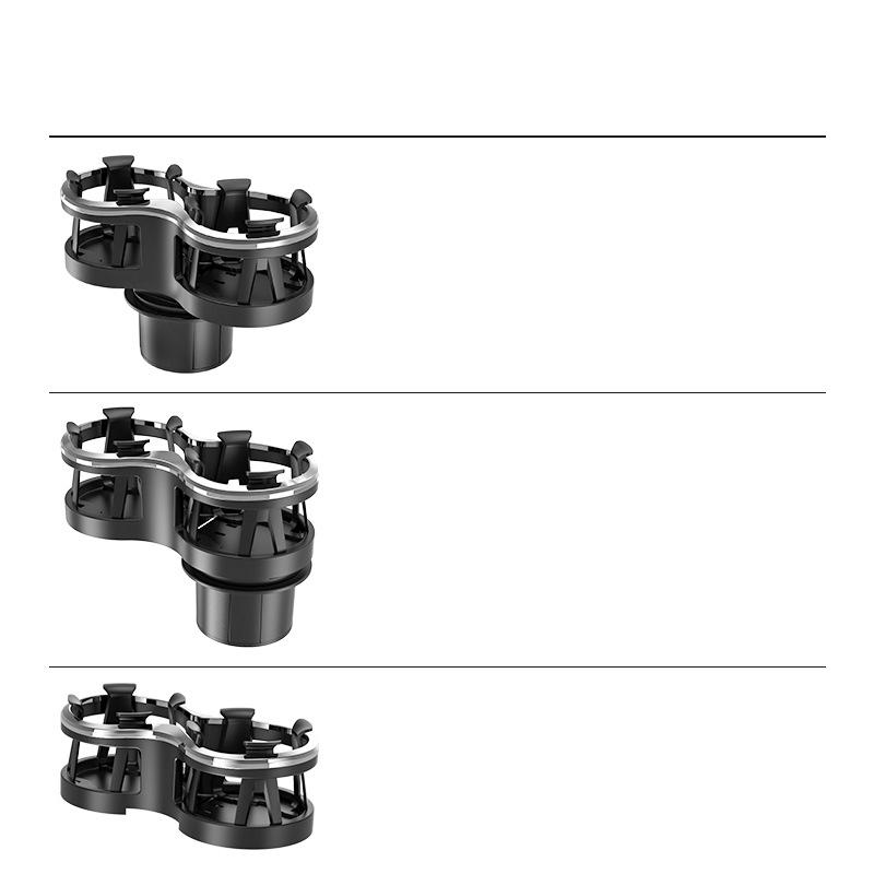 Multifunktionaler Auto-Becherhalter Upgrade Fester Auto-Getränkehalter Platzsparer Getränke-Organizer