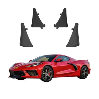 4 STÜCK Auto Schmutzfänger Spritzschutz Kotflügel Auto Schmutzfänger Kompatibel mit Chevrolet Corvette C8 2021 2022 2023 2024