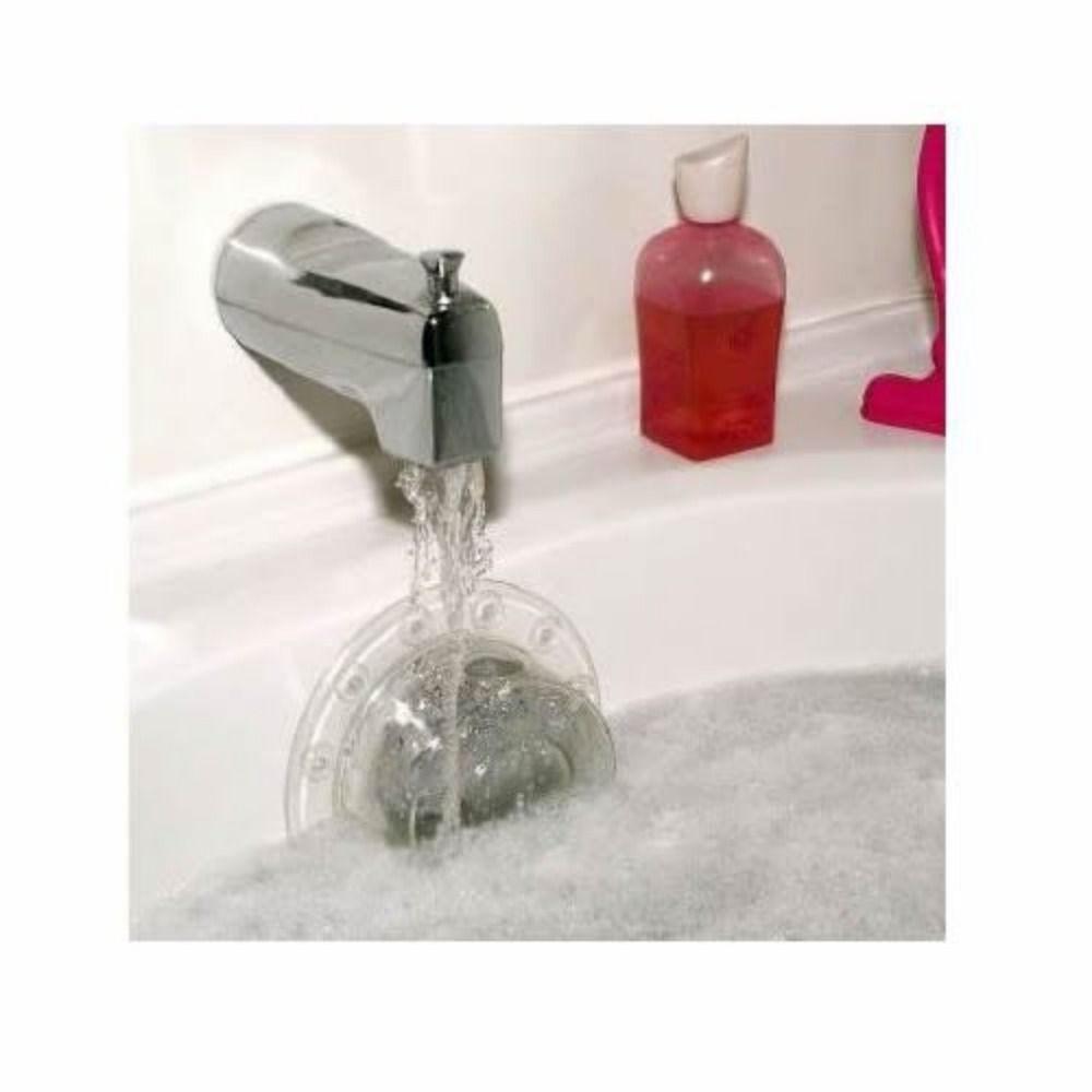 PVC Bath Overflow Drain Cover Transparent Bathroom Accessories New Drainage Cap Bottomless Bathtub