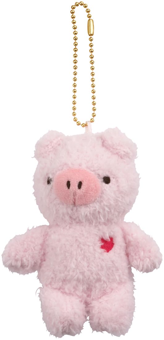 

Skater Plush Ball Chain Mascot Pig Pompon s ZBCM1-A