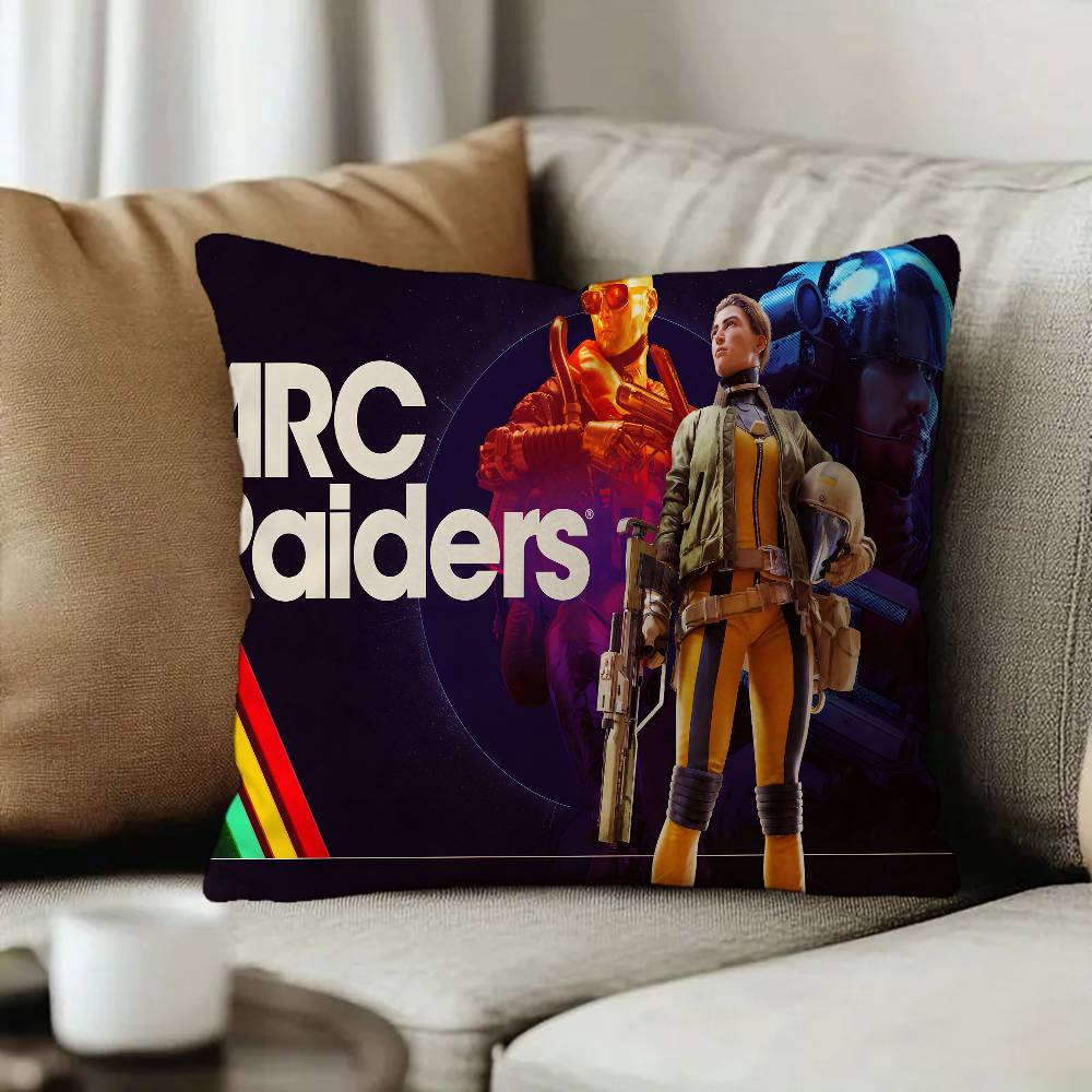 A-ARC Raiders Game Anime Office Cushion Pillowcase Car Cushion Cover45X45CM Lumbar Pillowcase Sofa Pillowcover