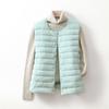 Autumn and Winter New Light Down Jacket Women's Liner Small Vest Round Neck Wearing Collarless Light Vest Tide