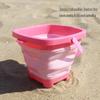 Complete Beach Toy Set: Includes Shovel, Wheelbarrow, Bucket, and Water Toys for Kids' Sand Play at the Seaside.