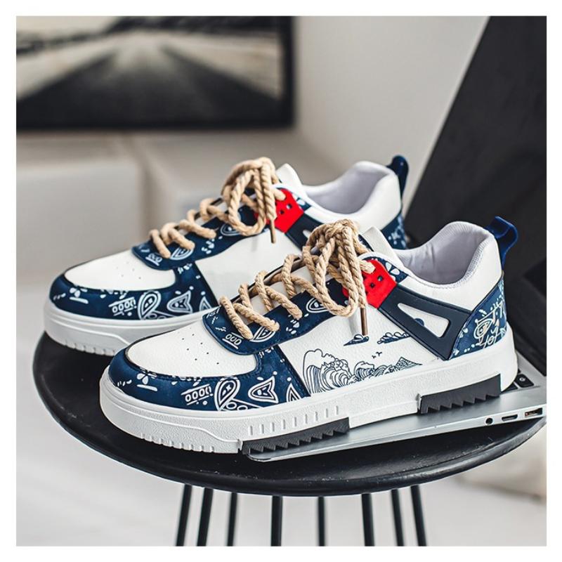 Herren Sommer Casual Board Schuhe Komfort Laufschuhe Leichtgewicht Outdoor Anti-Rutsch Sportschuhe Trendige vielseitige Schuhe Herren