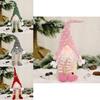 Colorful Santa Forest Doll With Bright Lights For Eyecatching Ornament Christmas