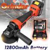 12800mAh Electric Cordless Angle Grinder Polisher Sander Cutting Sanding Waxing Machine