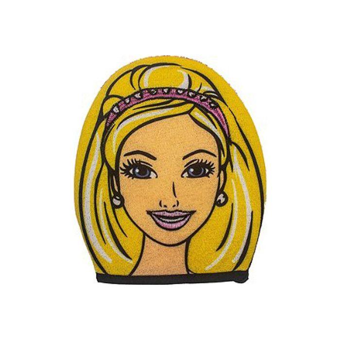 Tinokou gant de toilette pour enfant Barbie