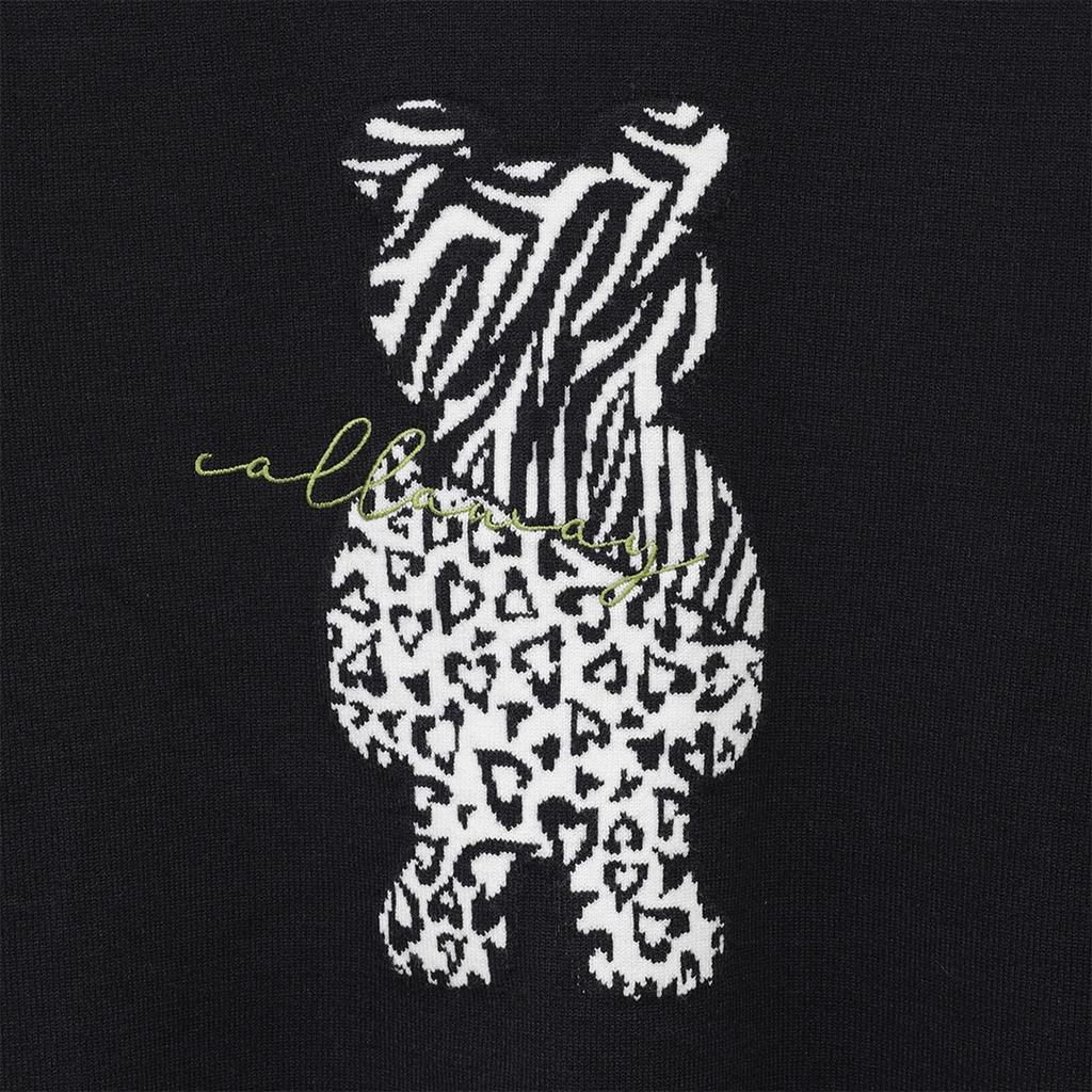 Callaway Crew Neck Knit Golf C24218205 Women's (Bear Jacquard) / / 1120_Navy