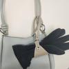 2PCS Portable Vintage Leather Bag Glove Holder Clip with Lanyard Hat Clip for Travel on Bags Outdoor Beach Women Accessories