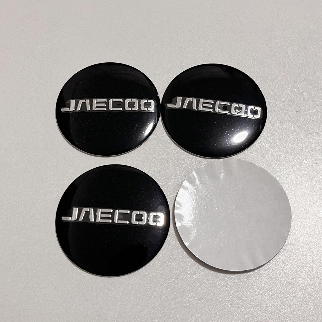 4pcs 20pcs 3D Metal 56mm Car Stickers For JAECOO Car Wheel Center Caps Emblem Refit Decoration Hubcaps Cover Styling Accessories