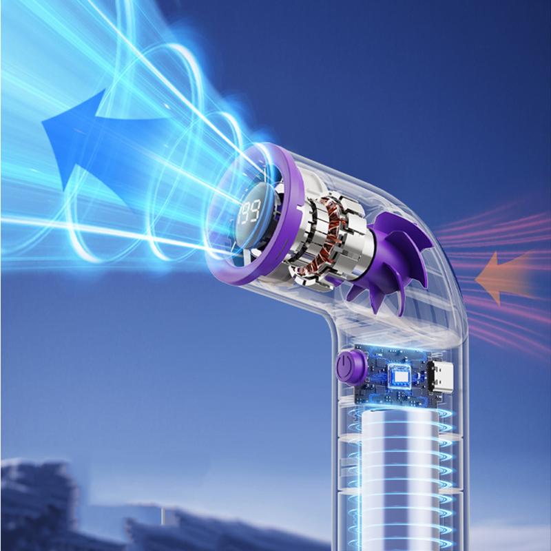 Portable Handheld Fan Compact Electric Cooling Device Mini Personal Fan for Outdoor Sports Camping Hiking Summer Gift