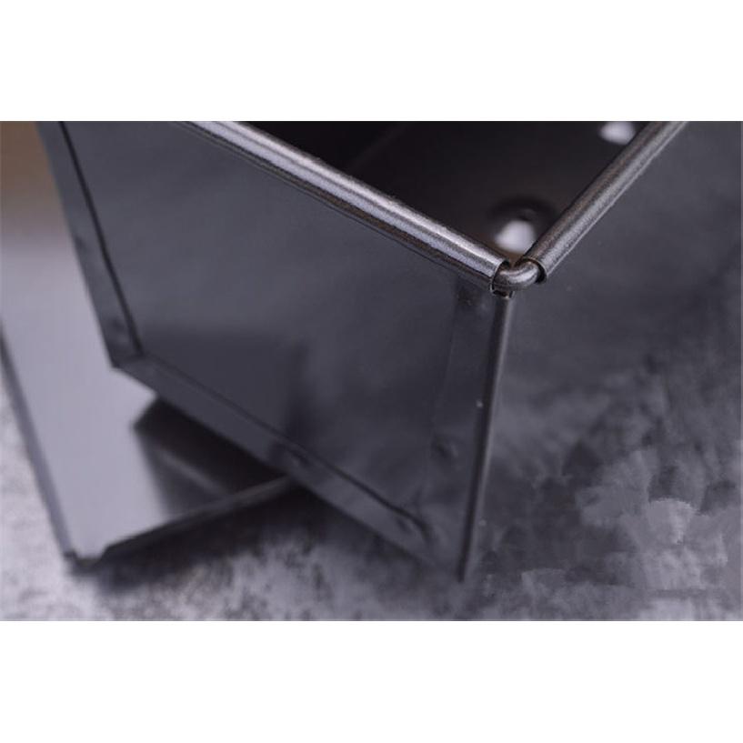 Black Non-Stick Bread Loaf Meatloaf Pan Box With Lid Iron Toast Mold Kitchen Bakeware Bread Loaf Pate Toast Cakes Baking