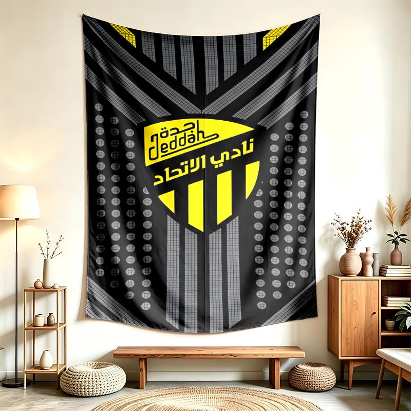 Ittihad Club (5) Tapestry Suitable For Decorating Homes Dorms And Bedrooms Soft To The Touch And A Perfect Gift For Friends And Family