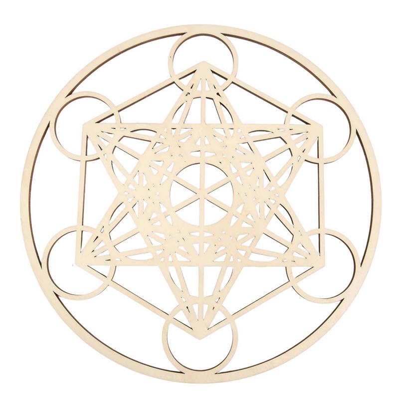 A96I-12Pcs/Set Sacred Geomtry Wall Art Set Wooden Wall Art, Sacred Geometry Art, Sculpture, Wall Decorations For Home Decor