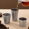 Shangqi Retro Stainless Steel Cold Drink Tumblers (400ml, 2-Pack)