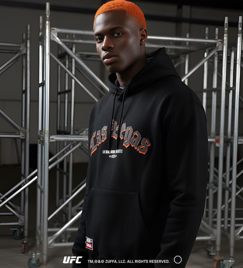 Ufc Las Vegas Oversized Hoodie Black U2Hdx1302Bk