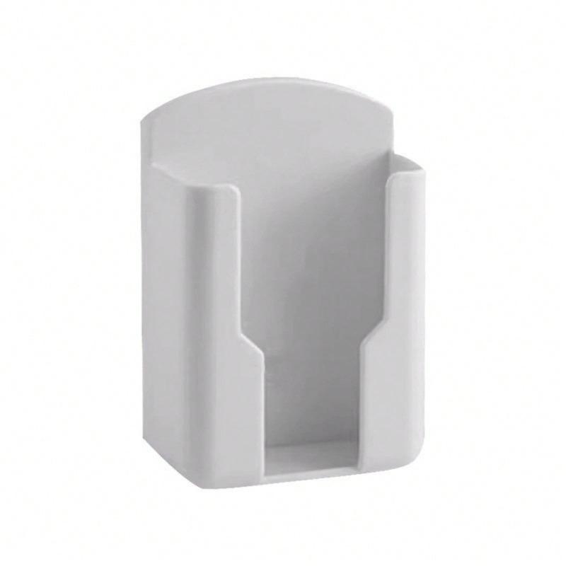 Wandmontage Afstandsbedieninghouder - Multifunctionele Plastic TV/AC Afstandsbediening & Kantoorartikelen Opbergdoos White veelkleurig