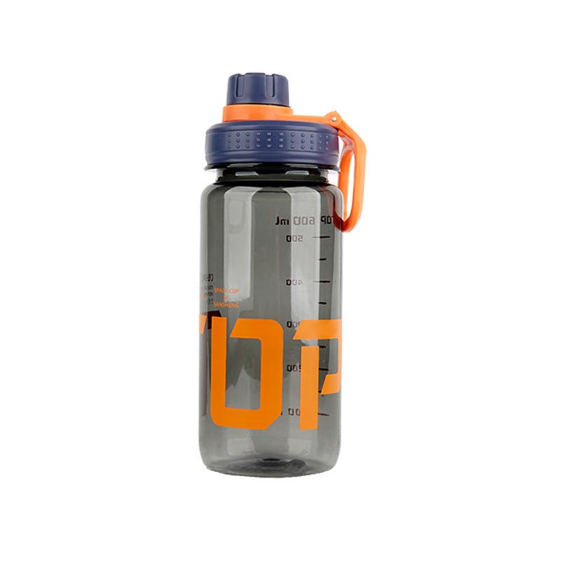 

Simple Space Plastic Cup Portable Sports Mobile Phone Holder Straight Drinking сірий