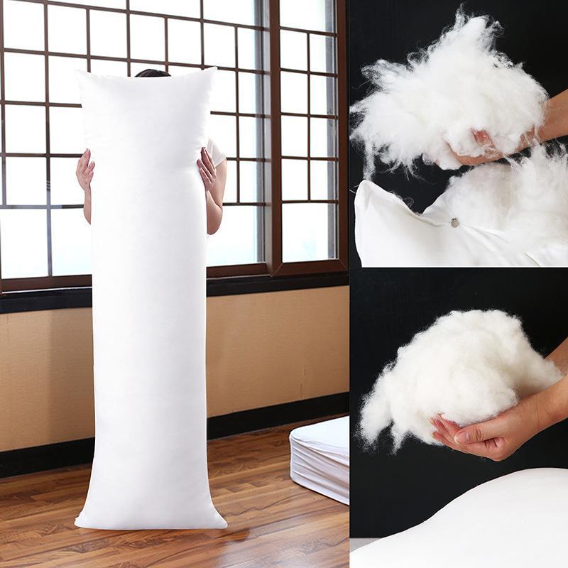 28 Long Pillow Inner White Body Cushion Pad Anime Rectangle Sleep Nap Pillow Home Bedroom White Bedding Accessories 150 x 50CM