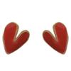 Luxury Red Heart Ear Clip: No-Piercing, Painless Fashion Accessory