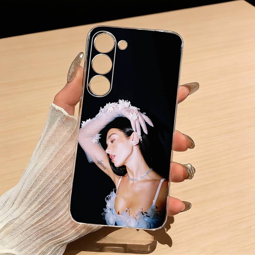 D-Dua L-Lipas Singer Phone Case For Samsung S25,S24,S21,S22,S23,S30,Ultra,S20,Plus,Fe,Lite Transparent Cover