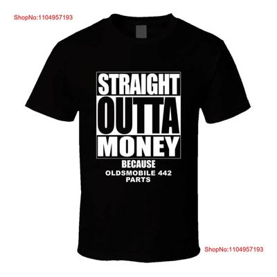 Oldsmobile 442 Direkt aus dem Geld, weil Autoteile Lustiges Liebhaber T-Shirt vintage Gewaschen Dehnbar mode homme Grafik