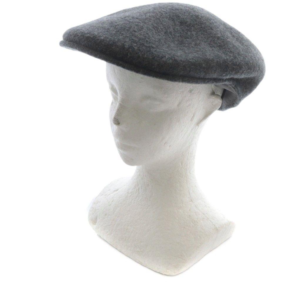 Used KANGOL WOOL 504 Hunting Hat L Gray