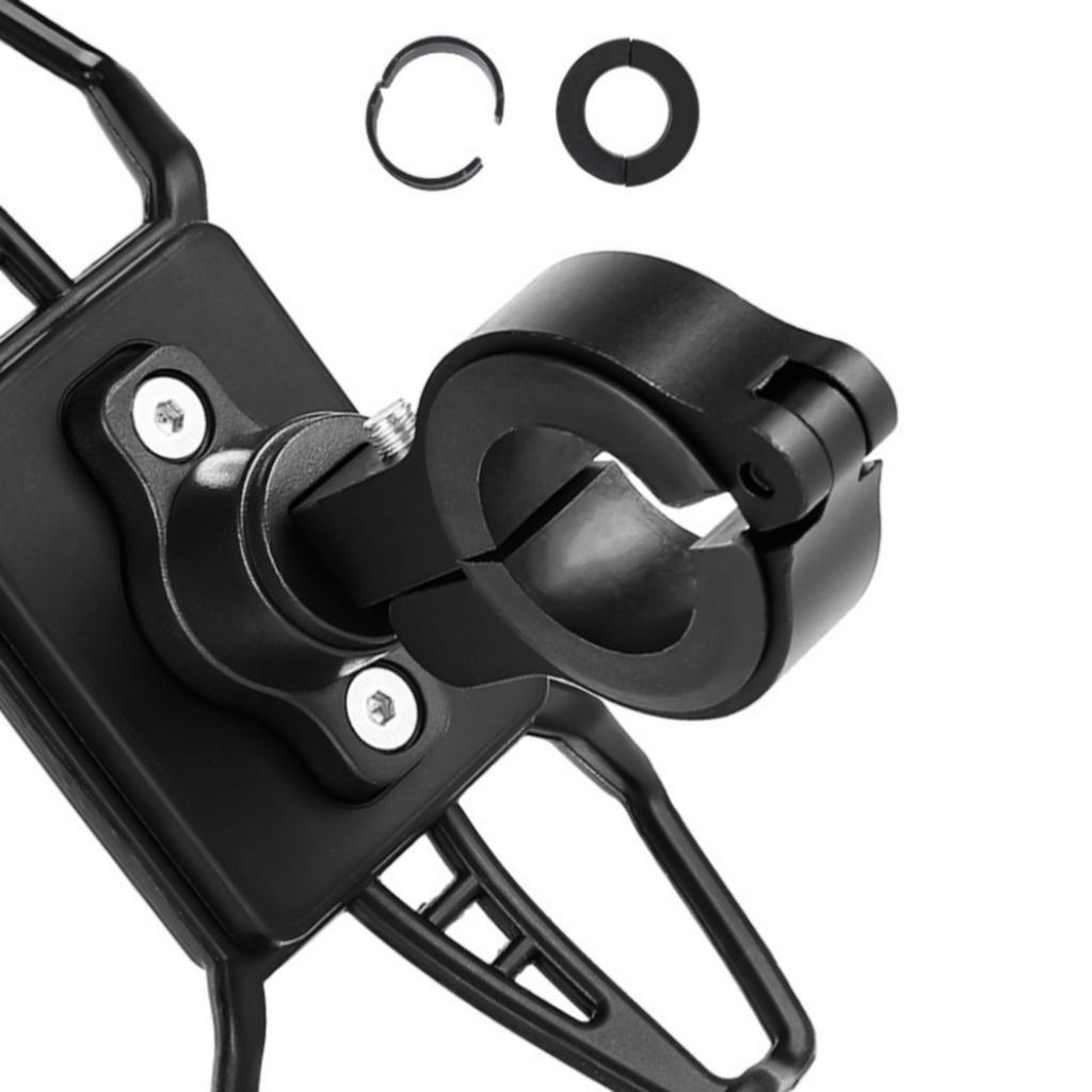 Cycle Phone Holder Secure Grip Bike Phone Holder Handlebar Mobile Accessory Stable Patterned Surface
