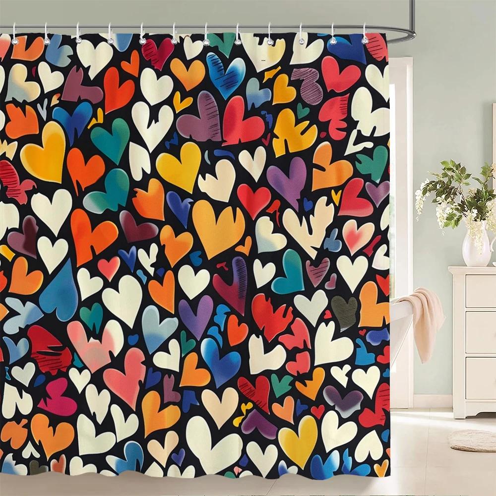 Home Shower Curtains for Bathroom Waterproof Fabric Nordic Style Tropical Plant Fruit Pattern Bathroom Curtains Shower Curtain