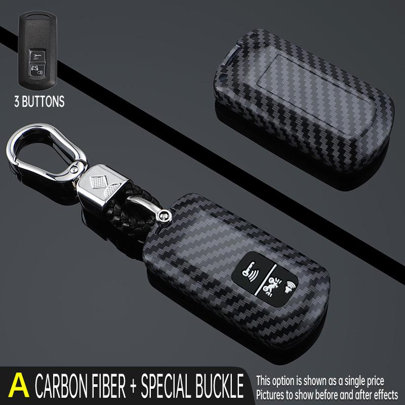 Carbon Fibre Key Case Cover Keychain For Honda Pcx 125 Forza 125 300 350 750 ADV Xadv Super Cup SH150i SH300 Sh125 XAV Xlov SH