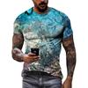 Summer 3D Printed Graffiti Men T-shirts Trend Fashion Casual Street Art Oversized T Shirt Hip Hop Harajuku O-neck Tees