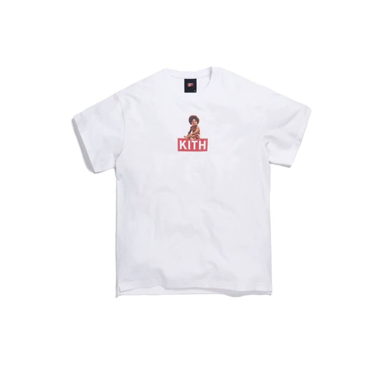

Kith X Biggie Classic Logo Tee Белый унисекс топ KH3675-101 S