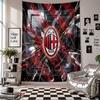 AC Mailand Wandteppich Heimdekoration Wandbehang Tuch für Schlafzimmer Wohnzimmer Hintergrund