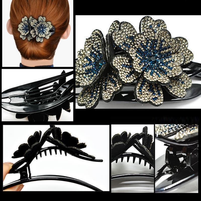 Hair Accessories Duckbill Clip Three-Jaw Clamps Fashion Big Hair Claws Elegant