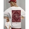 2026 New Vintage Women Graphic T-shirt Summer Short Sleeve Y2K Tops Casual Oversized T-shirt Female Clothing