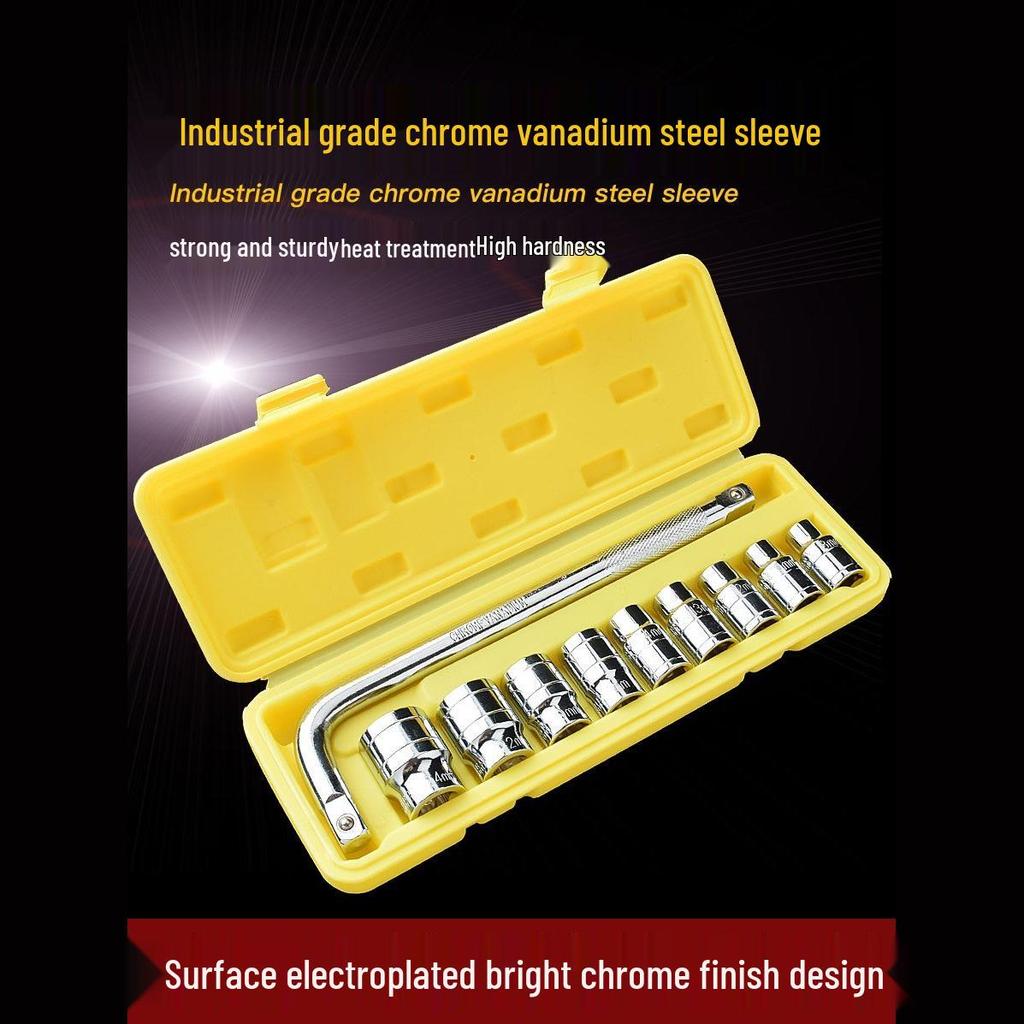 Multifunktionales T-Typ Sechskant-Steckschlüssel-Set für Autoreparatur und Reifenwechsel