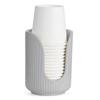 1pcs Disposable Cup Dispenser Rack Storage Holder Plastic Shelf for Water Tea Mugs Display Stand Household Organization Supplies