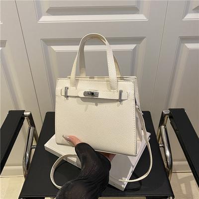 Summer New Temperament Retro Shoulder Crossbody Small Square Bag Niche Design Stylish Simple Commuter Handbag