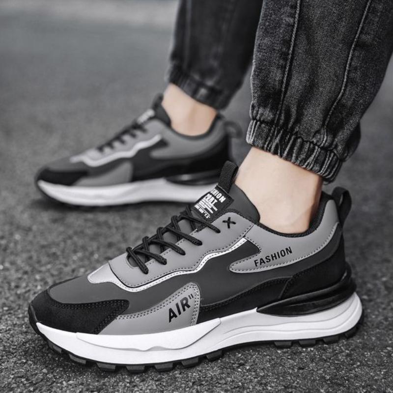 Men Sneakers Casual Running Jogging Shoes Lace Up Mens Lightweight Shoes Outdoor Walking Sneakers