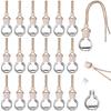 20 Pcs 8 Ml Hanging Car Air Freshener Diffuser Cylindrical Shape Empty Clear Glass Essential Diffuser Diffuser Bottle Car Air Fr