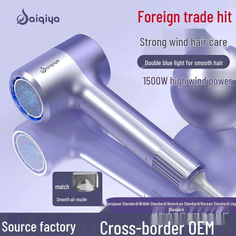 High-Power Hair Dryer for Home & Salon - Fast Drying, Gentle On Hair
