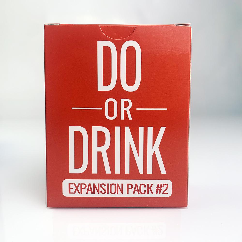 New All-English Do or Drink Game Cards: Fun Party Card Game for Friends & Family Gatherings