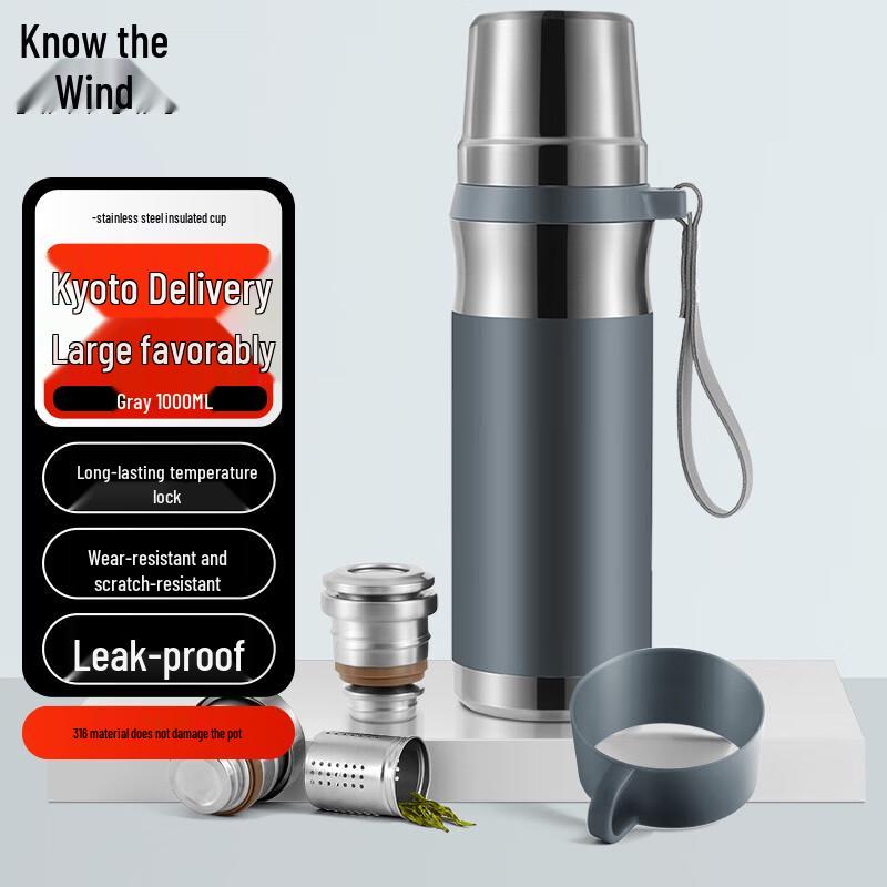 

Zhifeng Stainless Steel Insulated Sports Water Bottle